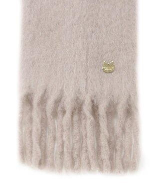 MOONBAT PAUL&JOE ACCESSOIRES(ポール&ジョー) ボリュームマフラー 無地 ライトグレー