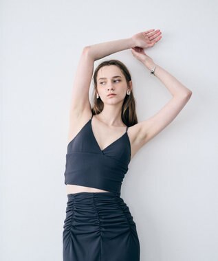 uncrave 【DAWN×uncrave】 CUP IN BRA TOP DOUBLE グレー