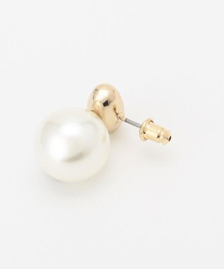 組曲 ドロップパールメタルピアス ゴールド系