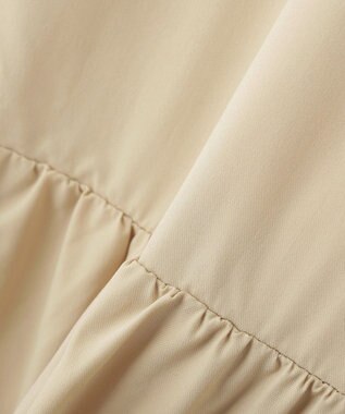 Green Parks ノーカラーペプラムブルゾン Beige