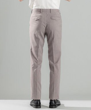 JOSEPH HOMME 新素材【洗える/ストレッチ】ピンヘッドリネンストレッチ　テーパードパンツ / CITY ベージュ系