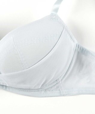 une nana cool 胸もとフィットをリボンでキープ リボンブラ GY