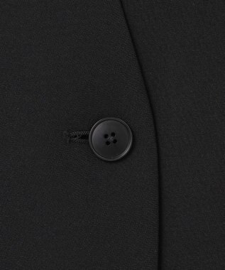 uncrave ウォッシャブル ダブルクロス スリットスリーブジャケット ブラック