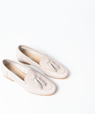 BONTRE 【BONTRE/ボントレ】アーモンドトゥタッセルローファー グレー