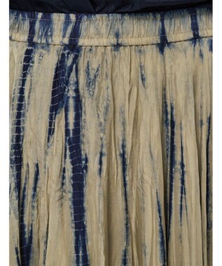 JOSEPH 【洗える】タイダイハボタイ　ロングスカート Desert/Navy