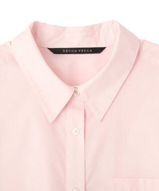 YECCA VECCA イージーケアオーバーシャツ Pink