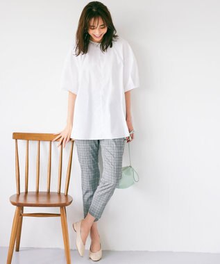 23区 【WEB限定】レザーポシェット ショルダーバッグ ライトグリーン系