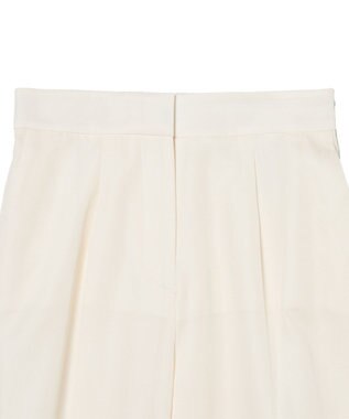 JOSEPH ソフトコットンシルク　ワイドトラウザーズ Ivory