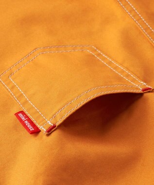 MIKI HOUSE HOT BISCUITS 【ミキハウス】【70-100cm】６分丈オーバーオール ライトブラウン