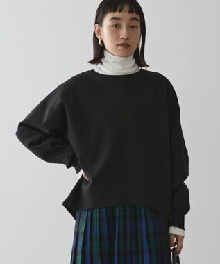 AMERICAN HOLIC 袖タックコクーンポンチプルオーバー Black