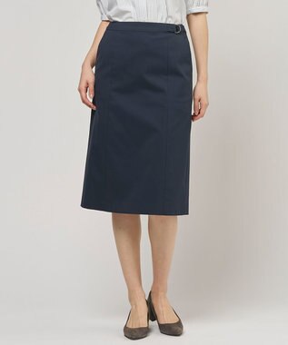 J.PRESS LADIES S 【セットアップ対応・洗える・撥水】コットンFITTY スカート