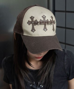 WEGO クロススタッズメッシュキャップ