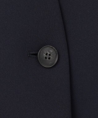 uncrave ウォッシャブル ダブルクロス スリットスリーブジャケット ネイビー