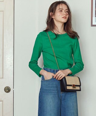  【SLOW/一部店舗限定】ミドルフライスジャージー 長袖カットソー