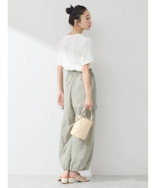 earth music&ecology チュールフリルプルオーバー Ivory