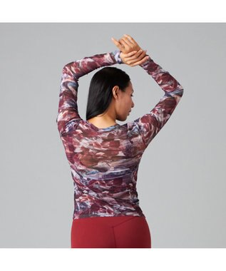 Chacott Chacott BALANCE EnergyWave メッシュTシャツ アンティックローズプリント