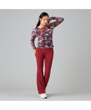 Chacott Chacott BALANCE EnergyWave メッシュTシャツ アンティックローズプリント