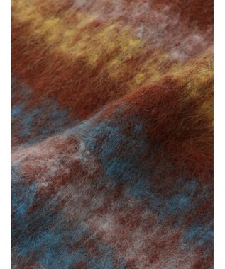 Green Parks ・マルチボーダーマフラー Brown