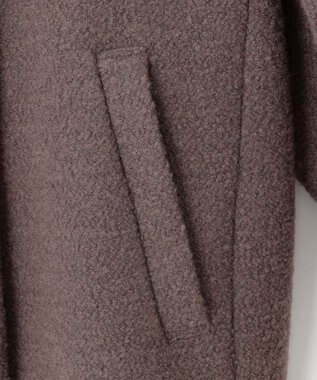 #Newans 【昨年即完売コート新色追加！】プードルコクーンコート モカブラウン