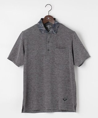 JOSEPH ABBOUD MOUNTAIN 【UNISEX】クールスキンガードポロシャツ ライトグレー系