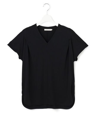 ICB 【新色追加】スパンプラチナム Vネックカットソー