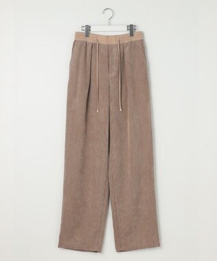 自由区 【カタログ掲載・定番人気】ソフトコーデュロイワイド パンツⅢ ベージュ