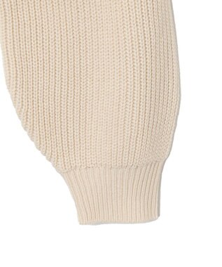 WEGO ダブルジップニットパーカー ホワイトアイボリー