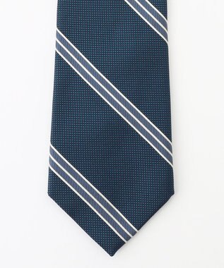 J.PRESS MEN 【STRUCTURE MIX COLLECTION】レジメンタル ネクタイ ターコイズブルー系2