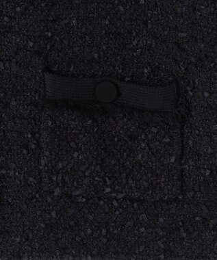 TOCCA 【洗える！】UNSNARL TWEED ニットカーディガン ブラック系