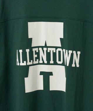 WEGO 【ユニセックス着用ITEM/手洗い可/MLサイズ】フットボールBIG　T（S） ダークグリーン