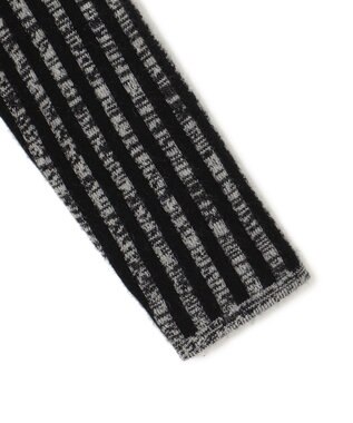 JOSEPH ストライプアニメーション　ハイネックニット Ivory Combo