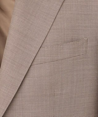 J.PRESS MEN 【ESSENTIAL CLOTHING】ステップドビースーツ ベージュ系