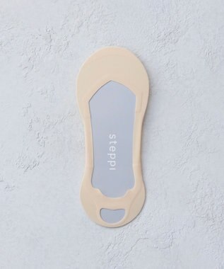 steppi 【抗菌防臭】パンプス用 フットカバー 丸穴タイプ ベージュ系