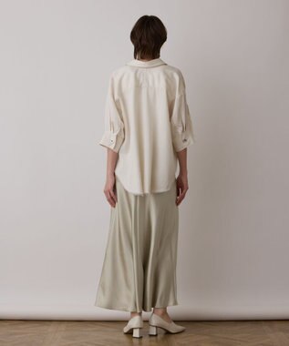 GRACE CONTINENTAL ハーフスリーブルーズシャツ キナリ