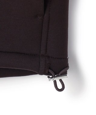 UNFILO L 【野呂佳代さん着用】BEAUTY FORM JERSEY+ ZIPブルゾン ブラウン