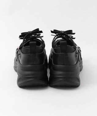 WEGO 2way厚底ストラップシューズ ブラック