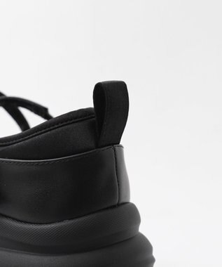 WEGO 2way厚底ストラップシューズ ブラック