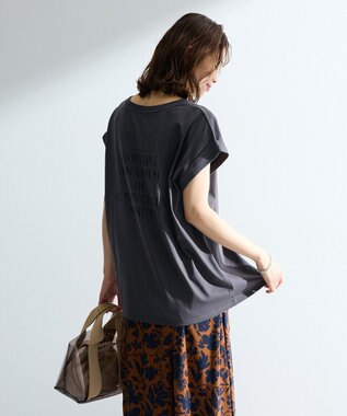 Green Parks 汗染み防止フレンチロゴＴシャツ Charcoal Gray