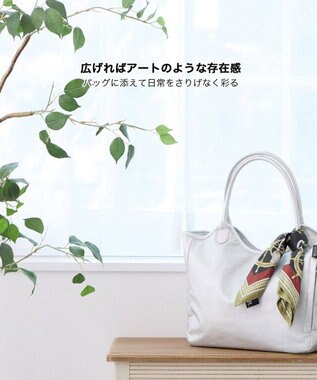 ROOTOTE 3664【エコバッグになるチャームトート】LT.トール.スカーフ-A 04：アンカー・ブラック
