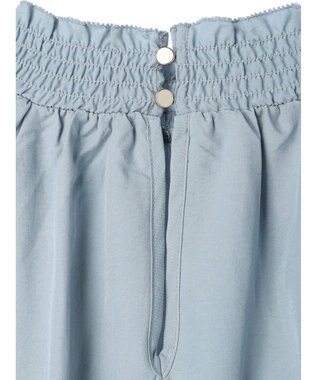 Green Parks ・ＥＬＥＮＣＡＲＥ　ＤＵＥ　シャーリングカラーブラウス Sax