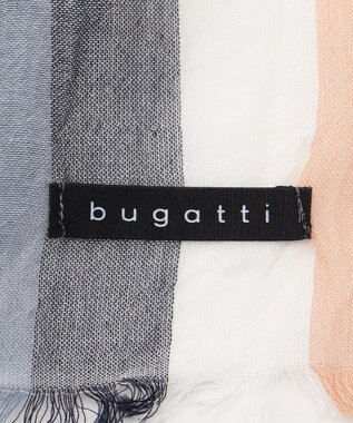 JOSEPH ABBOUD 【V.FRAAS】マルチストライプ ストール ネイビー系1