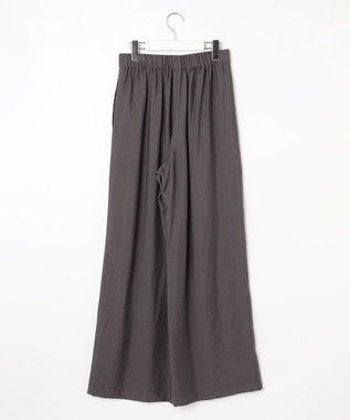 自由区 【カタログ掲載・セットアップ対応・接触冷感・UVケア・洗える】エアリーツイルワイド パンツ バーント