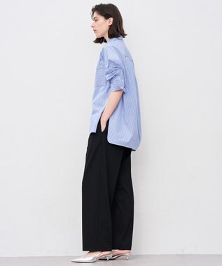 uncrave TRツイル ベーシックトラウザー ブラック