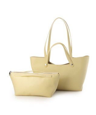 UNBILLION カシュカシュ cachecache / ポーチ付横長2ハンドルトート