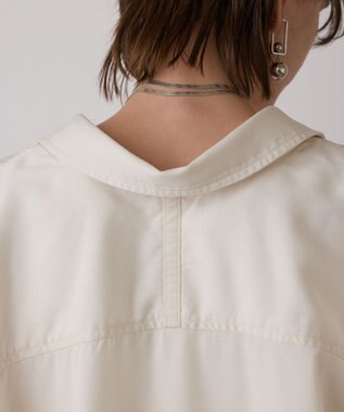 GRACE CONTINENTAL ハーフスリーブルーズシャツ キナリ