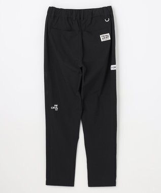 PW CIRCULUS 【WOMEN】サイドパンチング テーパードパンツ ゴルフウェア レディース ブラック系