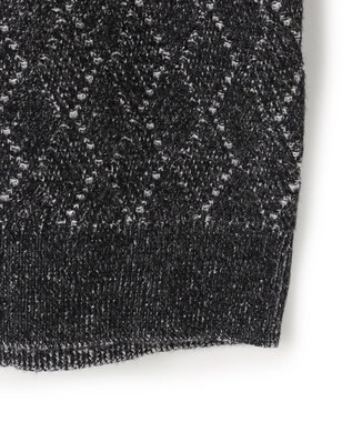 JOSEPH HOMME 【WEB・一部店舗限定  】 ビッグアロージャガード　クルーネックニット グレー系