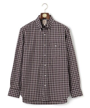 J.PRESS MEN ドビー マルチチェック シャツ ネイビー系3