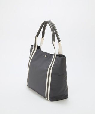 TOPKAPI 【TREASURE TOPKAPI】ソフトタッチ テープハンドル トートバッグ　A4 / 軽量 チャコールグレー