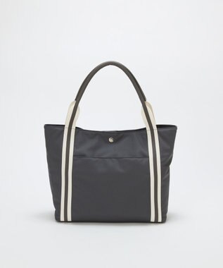 TOPKAPI 【TREASURE TOPKAPI】ソフトタッチ テープハンドル トートバッグ　A4 / 軽量 チャコールグレー